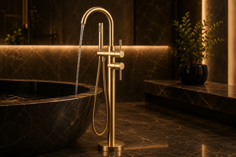 FLOOR MOUNTED MIXER